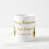 Zonbloemen Happy Retirement Koffiemok (Center)