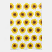 Zonbloemen keukenhanddoek (Verticaal)
