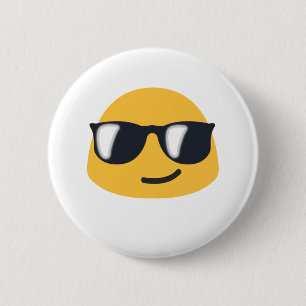 Zonbrillen Emoji Ronde Button 5,7 Cm