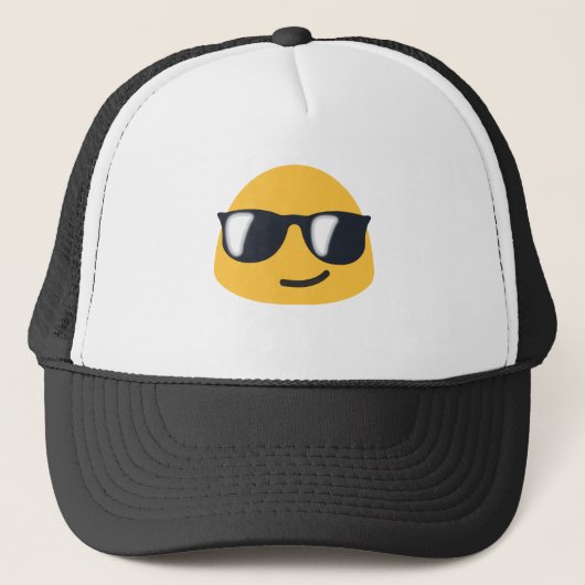 Zonbrillen Emoji Trucker Pet (Voorkant)
