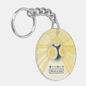 zoncontrole meter acryl objet_3 sleutelhanger (Voorkant Links)