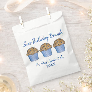Zondag Brunch Ontbijtfeest Blauwebesmuffin Bedankzakje