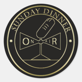Zondag diner sticker BK