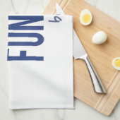 Zondag Fun Dag Stranden Theedoek (Quarter Fold)