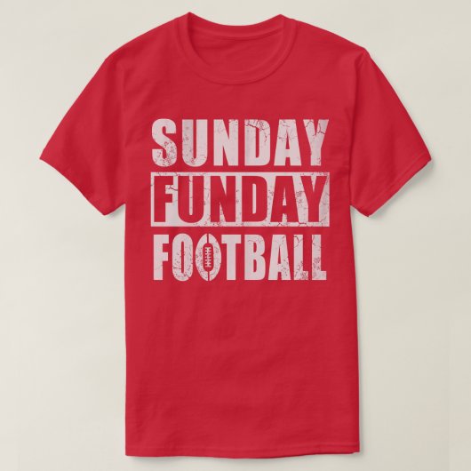 Zondag Funday 1 T-shirt (Design voorkant)