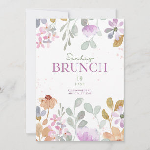 Zondag Funday Brunch Uitnodiging - Elegant & Custo