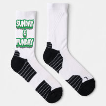 Zondag & Funday Crew Soks, Leuke Weekend Sfeer Sok