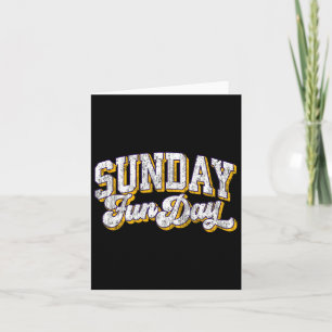 zondag Funday Minnesota Football Retro Fun Kaart