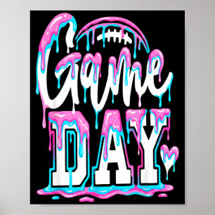 Zondag Game Day American Football Funday Fans Seiz Poster