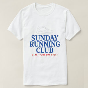 Zondag Hardloopclub Motivatie Run Club T-shirt
