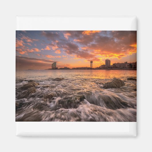 Zondag in Barcelona Magneet (Voorkant)