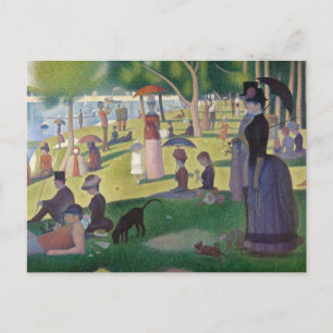 Zondag in La Grande Jatte Seurat Painting Briefkaart