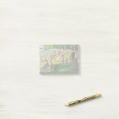 Zondag in La Grande Jatte Seurat Painting Post-it® Notes (Op bureau)