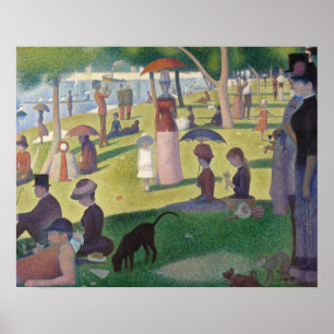 Zondag in La Grande Jatte Seurat Painting Poster