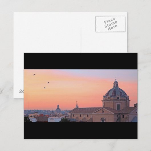 Zondag in Rome Briefkaart (Voorkant / Achterkant)