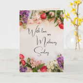 Zondag Kaart (Gele Bloem)