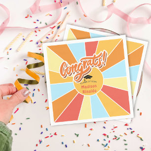 Zondag Kinder Elementaire Afstudeerfeest Servet