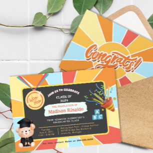 Zondag Kinder Elementaire Afstuderen Celebration Kaart