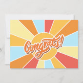 Zondag Kinder Elementaire Afstuderen Celebration Kaart (Achterkant)