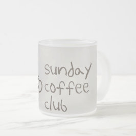 Zondag Koffieclub Mok | Gezellige Koffieliefhebber