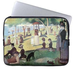 Zondag Middag, La Grande Jatte van het Eiland door Laptop Sleeve