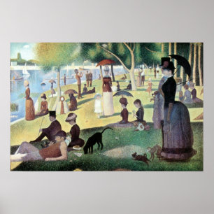 Zondag Middag, La Grande Jatte van het Eiland door Poster