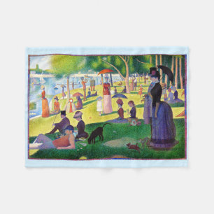 Zondag Middag op het Eiland van La Grande Jatte Fleece Deken