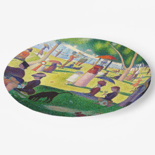 Zondag Middag op het Eiland van La Grande Jatte Papieren Bordje
