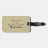 Zondag om 12.00 uur door Georges Seurat Bagagelabel (Achterkant horizontaal)