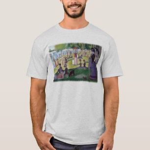 Zondag om 12.00 uur in La Grande Jatte door Seurat T-shirt