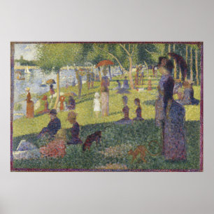 Zondag om 12.00 uur La Grande Jatte Seurat Poster