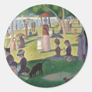Zondag om 12.00 uur op het eiland La Grande Jatt Ronde Sticker
