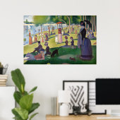 Zondag om 12.00 uur op het eiland La Grande Jatte Poster (Thuiskantoor)