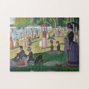 Zondag om 12.00 uur Seurat Neo Impressionist Paint Legpuzzel