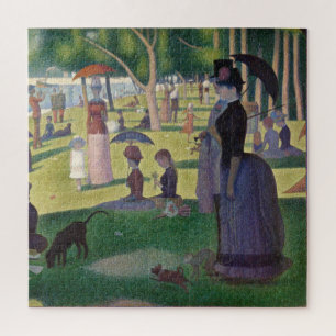 Zondag om 12.00 uur Seurat Neo Impressionist Paint Legpuzzel