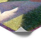 Zondag om 12.00 uur Seurat Neo Impressionist Paint Poster (Hoek)