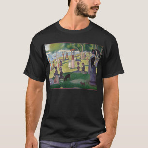 Zondag om 12.00 uur Seurat Neo Impressionist Paint T-shirt