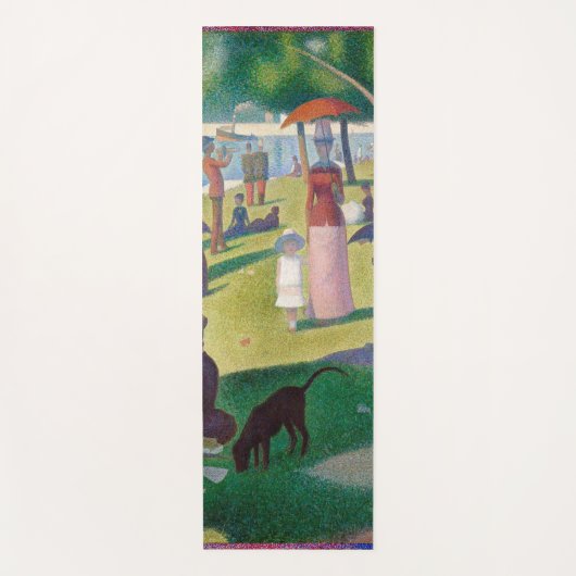 Zondag om 12.00 uur te La Grande Jatte, Seurat Yogamat (Voorkant)