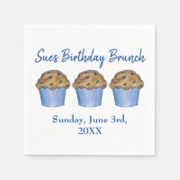 Zondag Ontbijt Brunch Party Blueberry Muffin