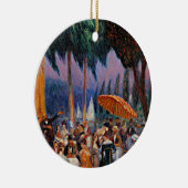 Zondag op de Marne, beeldende kunst van William Gl Keramisch Ornament (Rechts)