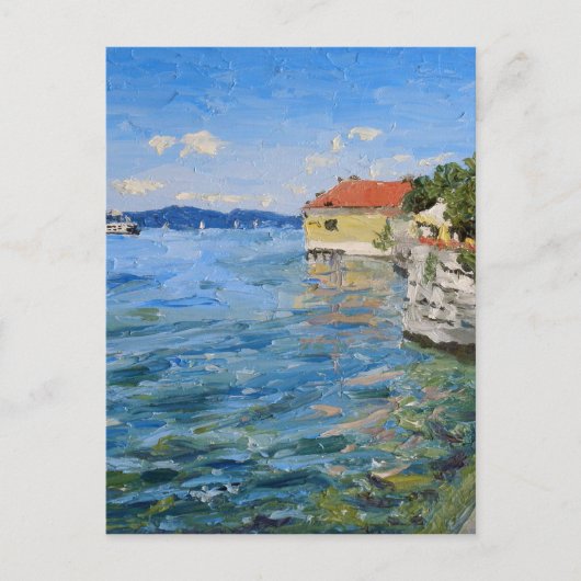 Zondag op het meer van de Constance (Zuid-Duitslan Briefkaart (Voorkant)