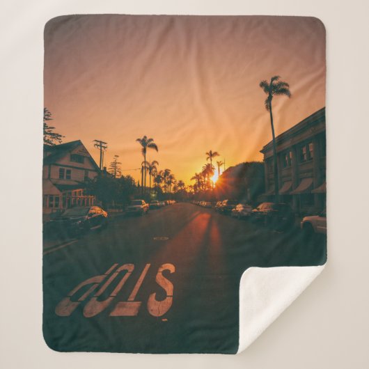 Zondag over de horizon sherpa deken (Voorkant)