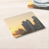 Zondag over Doha, onderzetter Qatar (Schuin)