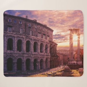 Zondag over het Colosseum van Rome in Rome Sherpa Deken
