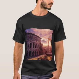 Zondag over het Colosseum van Rome in Rome T-shirt