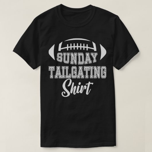 Zondag Tailgating Shirt 2 (Design voorkant)