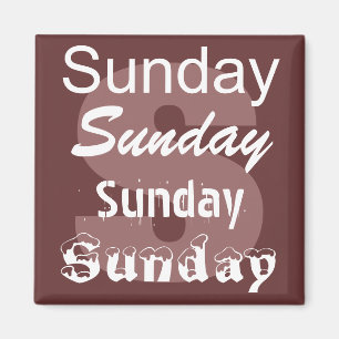 Zondag van de Week Magnet Magneet