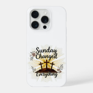 Zondag verandert Alles Christelijk telefoonhoesje iPhone 15 Pro Hoesje