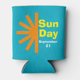 Zondag voor zonne-energie blikjeskoeler