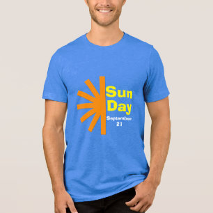 Zondag voor zonne-energie Tri-Blend shirt